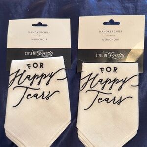 White Handkerchief Set